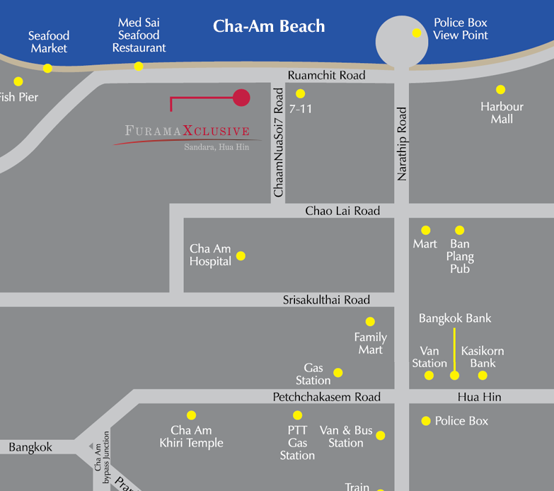 Location Map of Furama Bukit Bintang